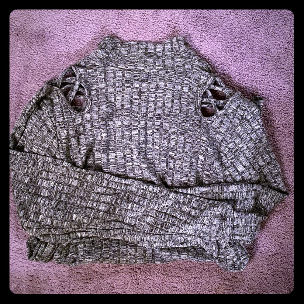 Cold Shoulder Sweater